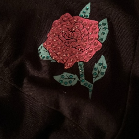 Lauren Moshi Ramona Crystal Roses cardigan, worn once xs/s - Picture 7 of 7